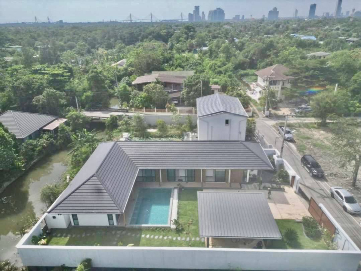 ขายบ้านสมุทรปราการ สำโรง : “พูลวิลล่าหลังใหญ่ ทำเลบางกระเจ้า ลดแรงกว่า 2 ล้าน! หาไม่ได้อีกแล้วแบบนี้!