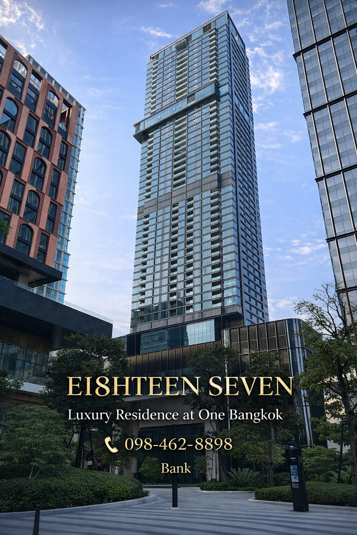 For SaleCondoWitthayu, Chidlom, Langsuan, Ploenchit : Prime Investment Unit at One Bangkok Residence Tel.0984628898
