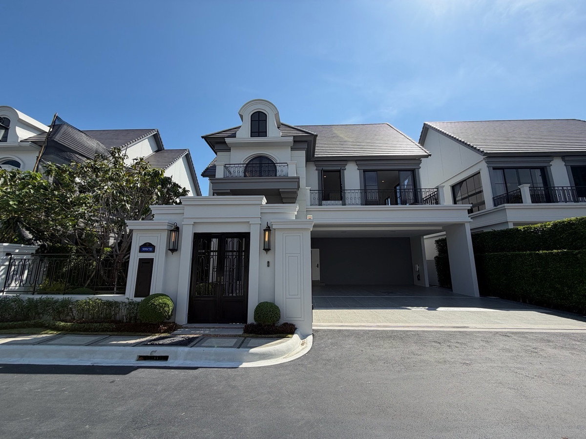 For RentHouseKasetsart, Ratchayothin : Luxury house for rent, Narasiri Phaholyothin-Watcharapol, furnished, ready to move in.