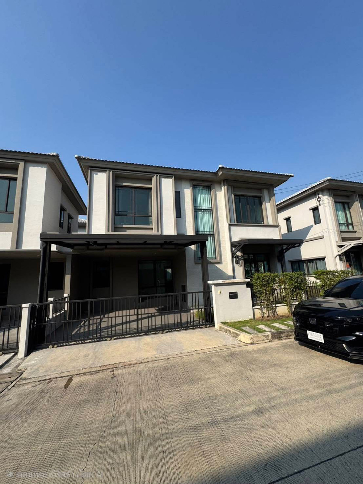 For RentHouseRama5, Ratchapruek, Bangkruai : Single house for rent, Grand Pleno Ratchaphruek, opposite Chic Republic Ratchaphruek.