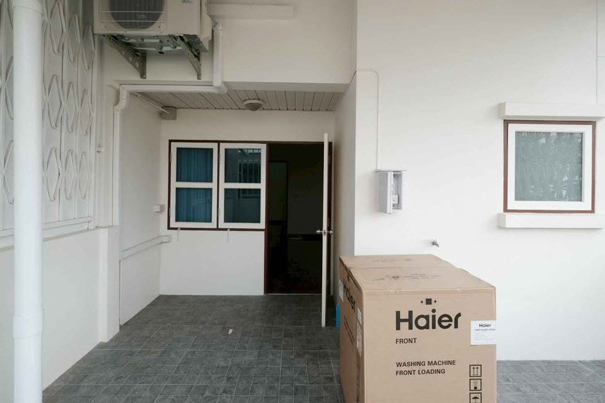 ให้เช่าทาวน์โฮมบางนา แบริ่ง ลาซาล : HR3027ให้เช่าทาวน์เฮ้าส์ 3.5 ชั้น หมู่บ้านแฮปปี้แลนด์วิวล์ ลาซาล 32 ใกล้โรงเรียนบางกอกพัฒนา