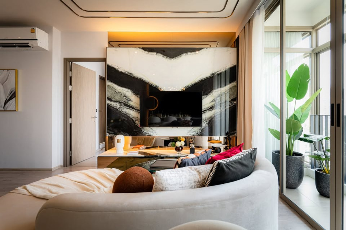 For RentCondoSukhumvit, Asoke, Thonglor : 🌺🐱Rhythm Ekkamai Estate Sukhumvit 63🐱🌺 2 Bed 2 Bath, Rental 95,000 Baht