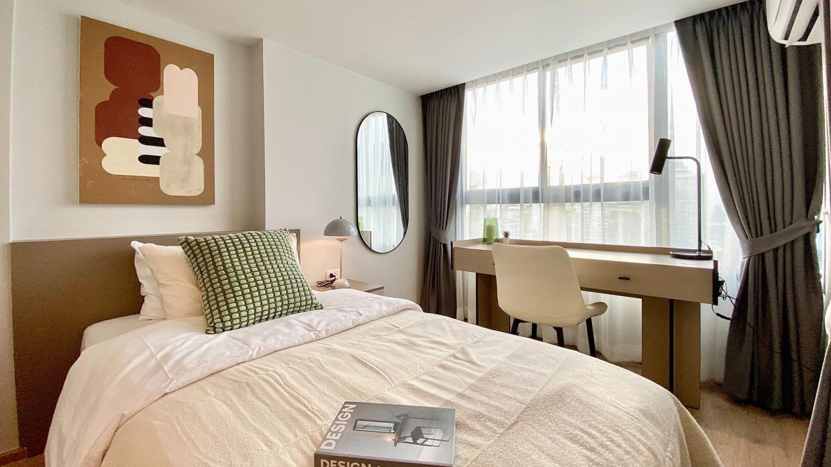 ให้เช่าคอนโดพระราม 9 เพชรบุรีตัดใหม่ RCA : ชวนชมห้องคอนโด 2 ห้องนอน Ideo Rama 9-Asoke ใกล้ BTS พระราม 9 เช่าเพียง 46,000 บาท/เดือน 52 ตรม. พร้อมสิ่งอำนวยความสะดวกครบครัน!