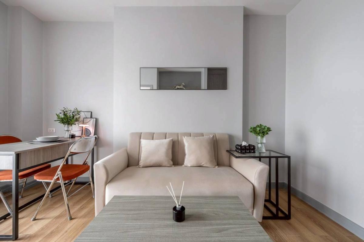 For RentCondoOnnut, Udomsuk : Condo ready to move in Chapter One Midtown Lat Phrao 24 1 bedroom, next to BTS/MRT Lat Phrao, only 16,000 baht/month!