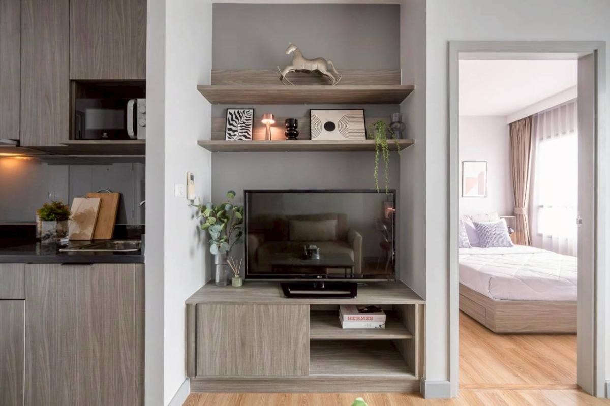 For RentCondoOnnut, Udomsuk : Condo ready to move in Chapter One Midtown Lat Phrao 24 1 bedroom, next to BTS/MRT Lat Phrao, only 16,000 baht/month!