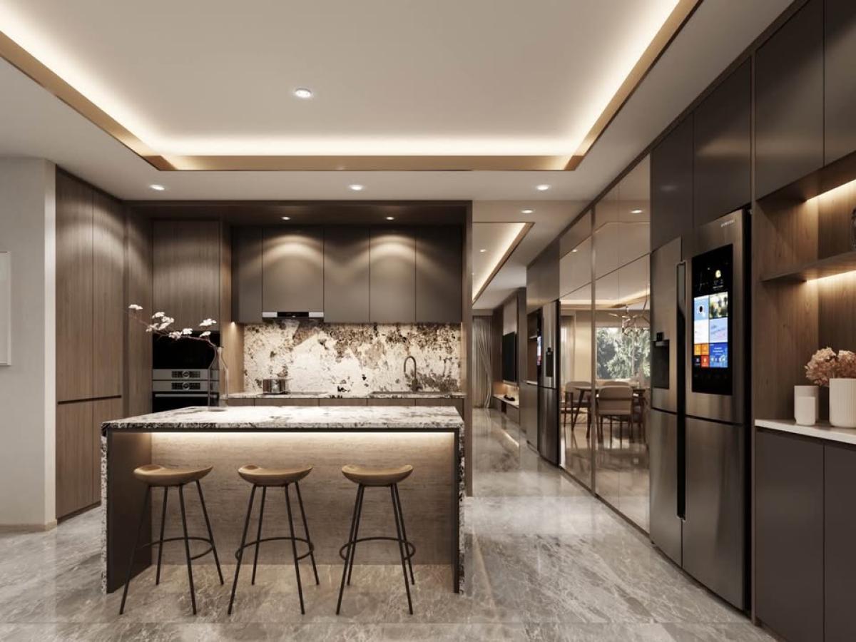 For SaleCondoHuahin, Prachuap Khiri Khan, Pran Buri : Large room, 3 bedrooms, 195 sqm. in the heart of Sathorn, special price of only 15.8 million!Close to BTS/MRT Chong Nonsi, with complete facilities!