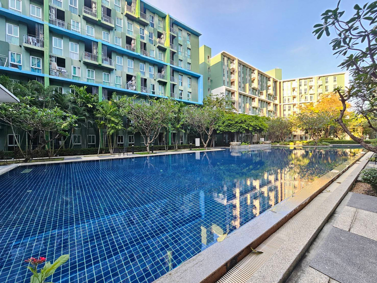 ให้เช่าคอนโดนวมินทร์ รามอินทรา : ห้องใหม่ ไม่เคยปล่อยเช่าเลย วิวสระว่ายน้ำ วิวสวนสวย เช่า 1 ห้องนอน 1 ห้องน้ำ ปาร์ค เอ็กโซ เกษตร นวมินทร์  Parc Exo Kaset Navamin