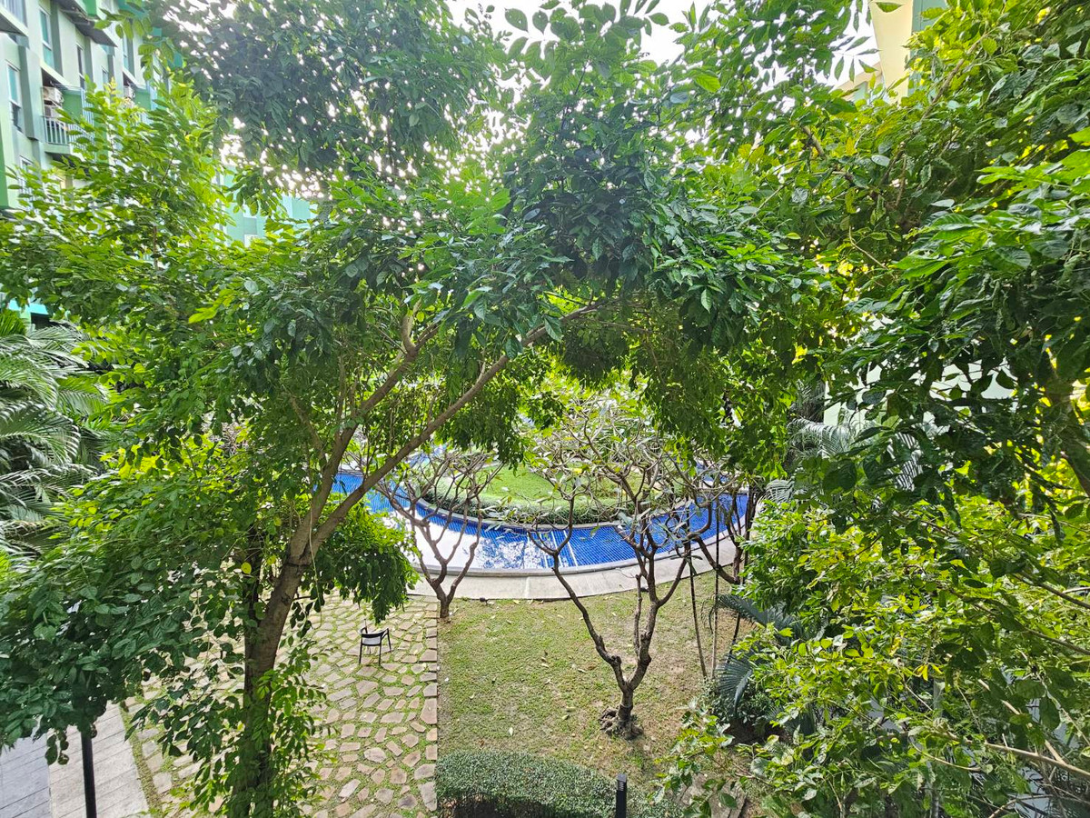 ให้เช่าคอนโดนวมินทร์ รามอินทรา : ห้องใหม่ ไม่เคยปล่อยเช่าเลย วิวสระว่ายน้ำ วิวสวนสวย เช่า 1 ห้องนอน 1 ห้องน้ำ ปาร์ค เอ็กโซ เกษตร นวมินทร์  Parc Exo Kaset Navamin