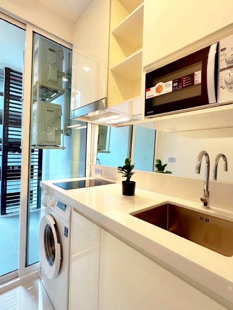 For RentCondoOnnut, Udomsuk : 🔥Urgent Rent🔥 The Sky Sukhumvit, fully furnished, ready to move in, near BTS Udomsuk
