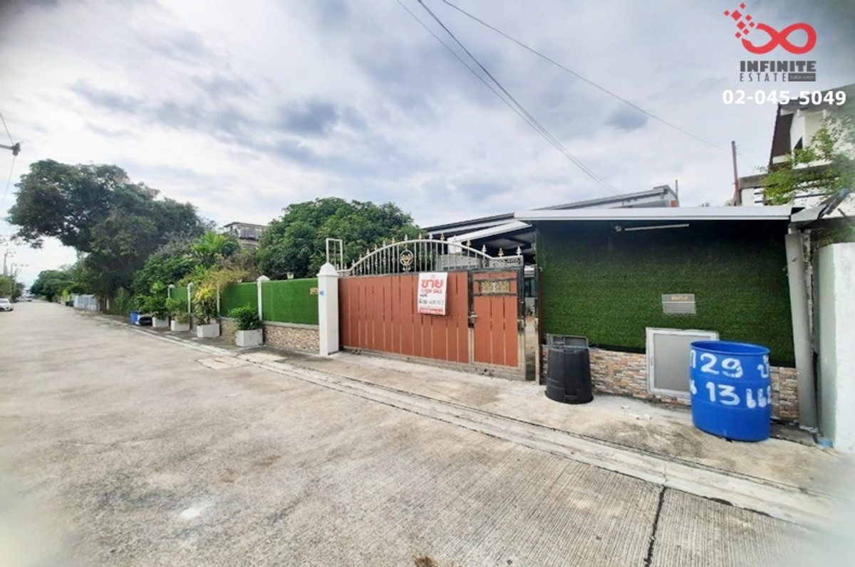 For SaleHouseMin Buri, Romklao : Single house for sale 143 sq m. Pruksachart Ramkhamhaeng 118 near BTS-Motorway