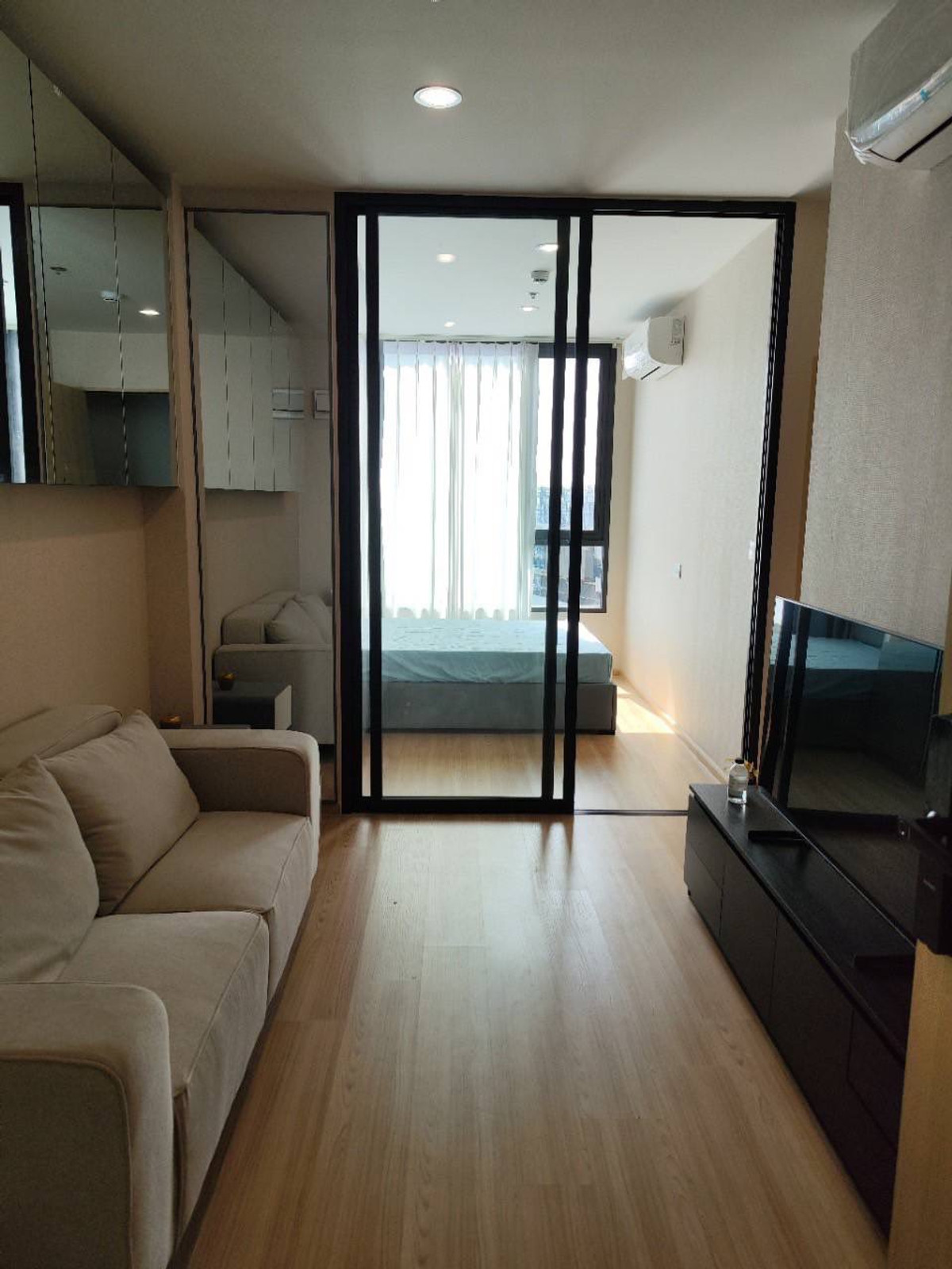 For RentCondoOnnut, Udomsuk : Condo for rent SKYRISE Avenue Sukhumvit 64, fully furnished condo, ready to move in, near Punnawithi BTS only 450 meters!!