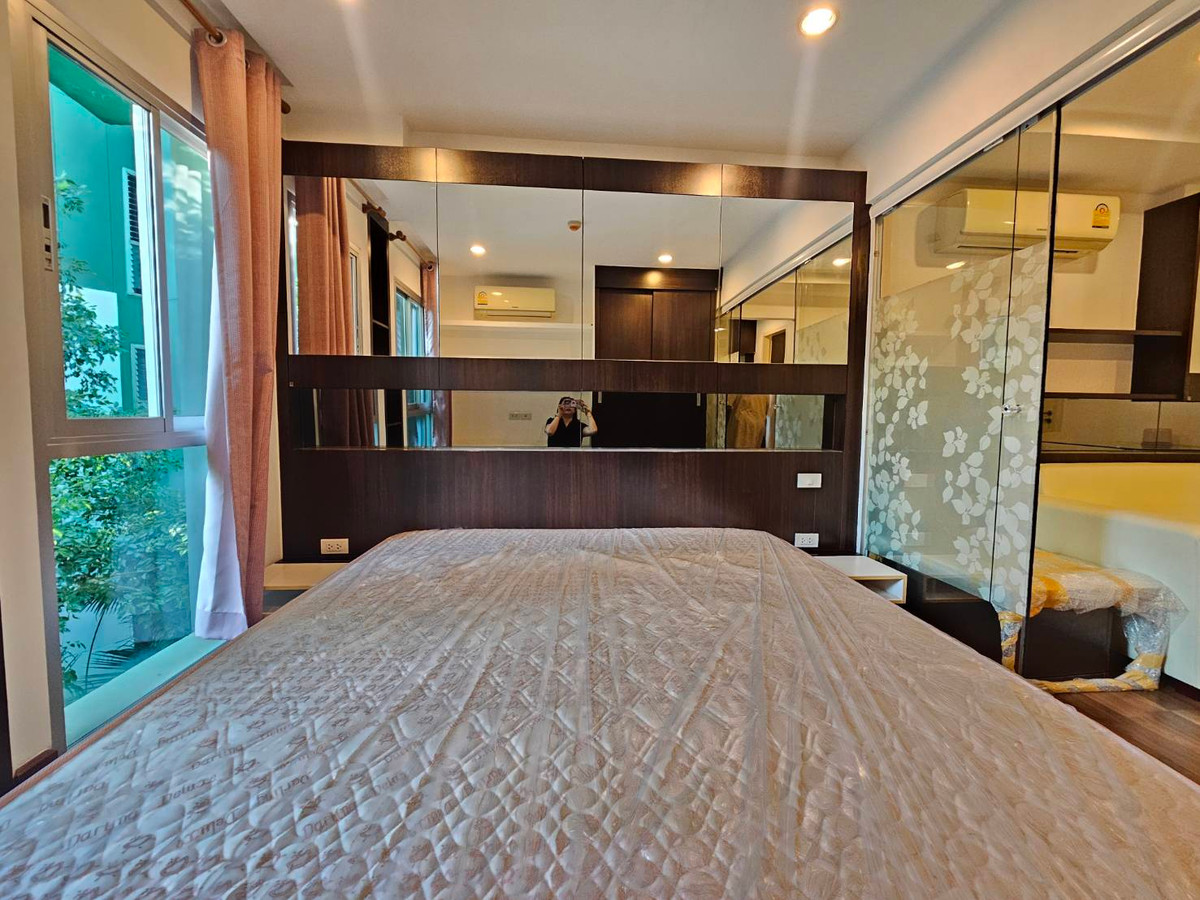 ให้เช่าคอนโดนวมินทร์ รามอินทรา : ห้องใหม่ ไม่เคยปล่อยเช่าเลย วิวสระว่ายน้ำ วิวสวนสวย เช่า 1 ห้องนอน 1 ห้องน้ำ ปาร์ค เอ็กโซ เกษตร นวมินทร์  Parc Exo Kaset Navamin