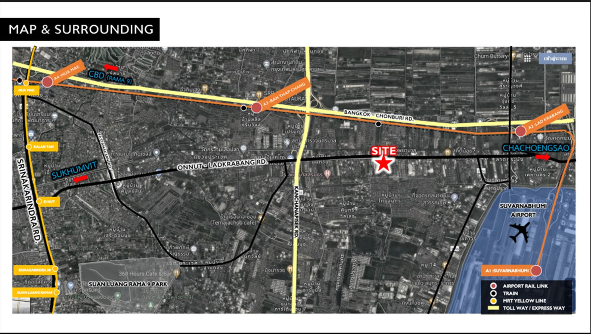 For SaleLandLadkrabang, Suwannaphum Airport : Land for sale in Lat Krabang, good location.  Near Robinson Lat Krabang