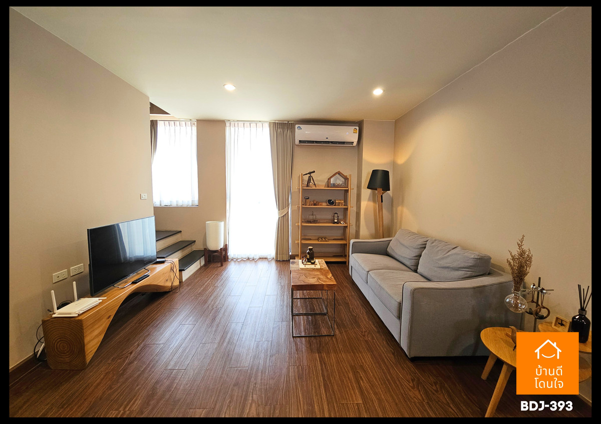 For SaleTownhomeNawamin, Ramindra : Home office for sale Plume Watcharaphon-Ekkamai (22.5 sq m) near Watcharaphon 5 intersection, decorated and ready to move in.