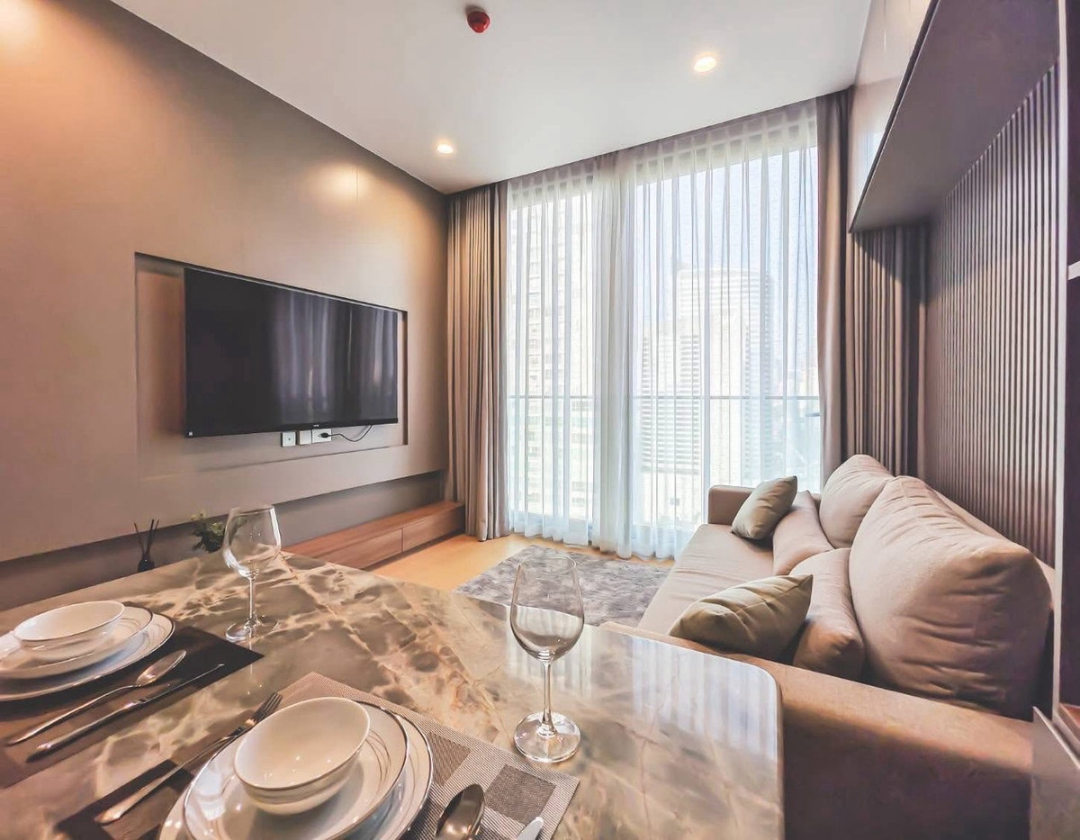 ให้เช่าคอนโดสาทร นราธิวาส : For Rent ▲ Anil Sathorn 12 ▲ | Rent: 45K | 1 Bedrooms  1 Bathrooms | 46 sq.m. | Floor 20+