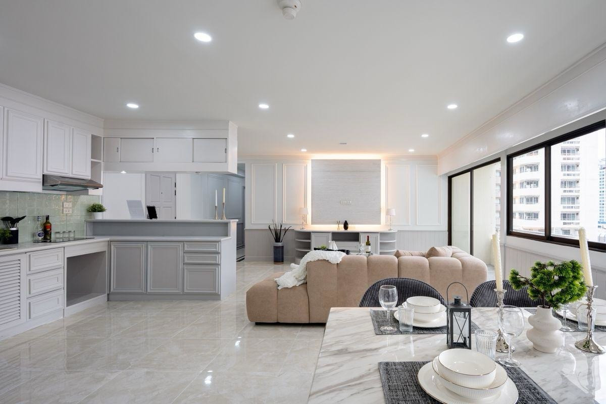 For SaleCondoSukhumvit, Asoke, Thonglor : ✨ 👍 Own a spacious unit in the heart of Sukhumvit for under 10 million baht — a rare and valuable opportunity! Newly renovated combine unit located in the prime Asoke–Nana area, perfect for both living and investment.