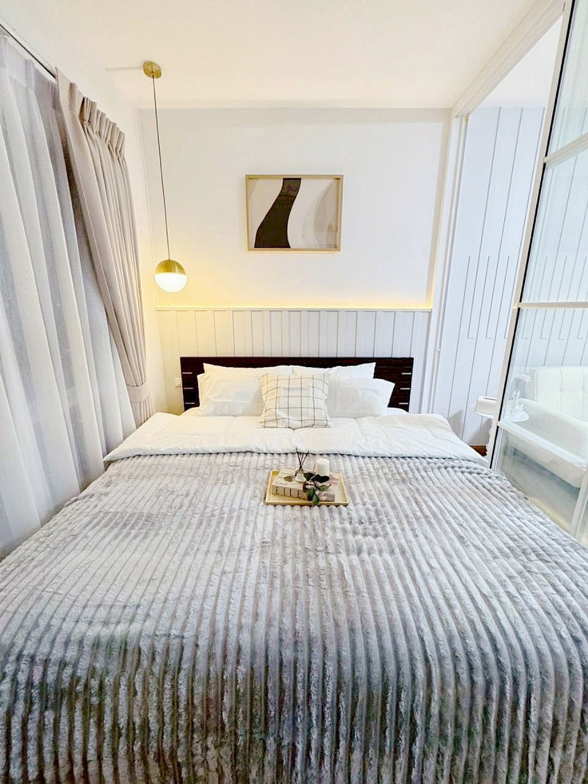 ขายคอนโดโชคชัย4 ลาดพร้าว71 : ⭐️ ห้องบิ้วอินใหม่  ให้เฟอร์ครบตามภาพ  ใกล้รถไฟฟ้าสถานีโชคชัย4