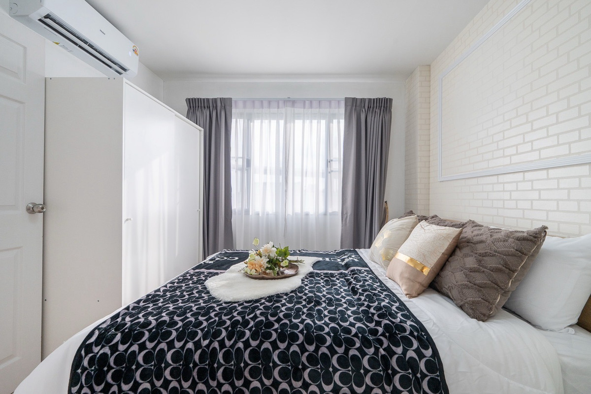 For SaleCondoRamkhamhaeng, Hua Mak : Fully furnished, ready to move in immediately.