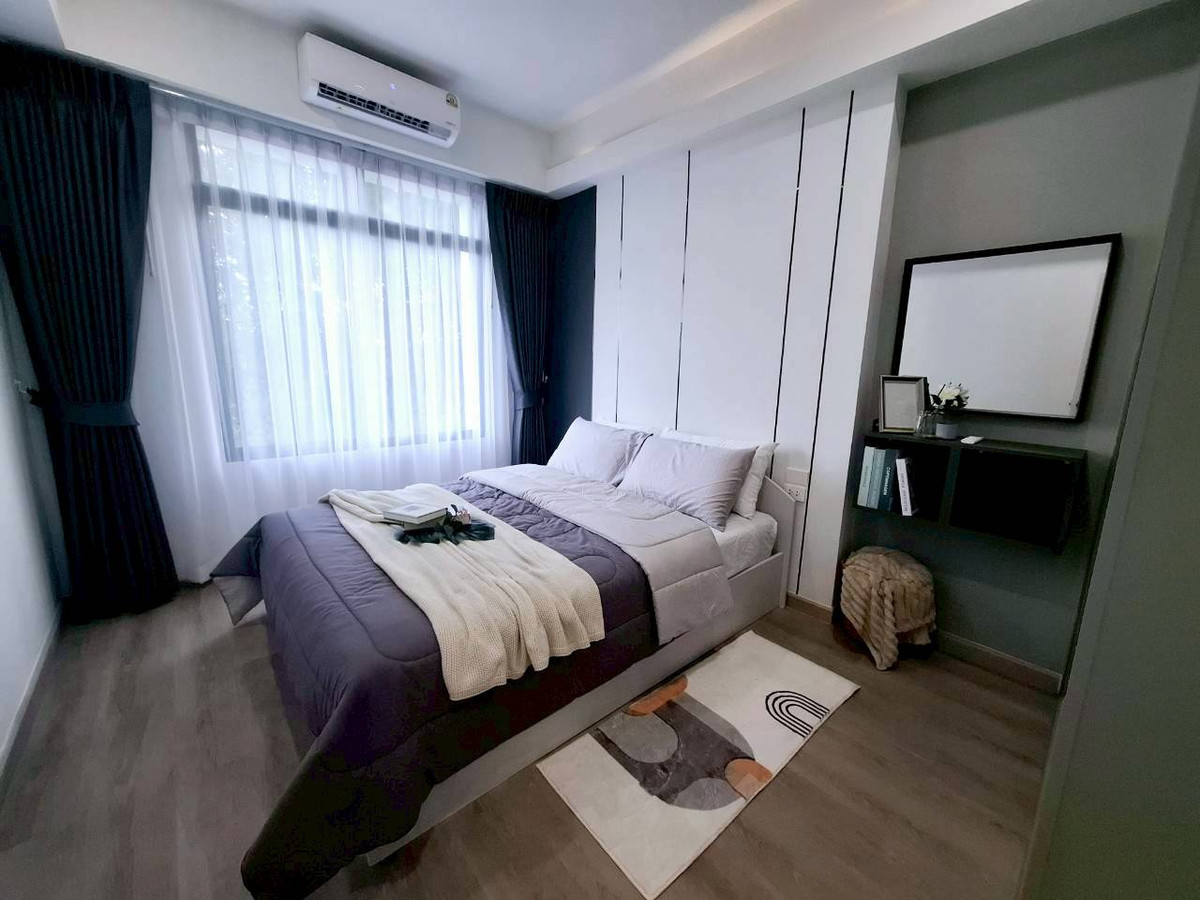 For SaleCondoPattanakan, Srinakarin : sell !! St. Charm Condominium, spacious room, beautifully decorated, ready to move in. Near the skytrain station