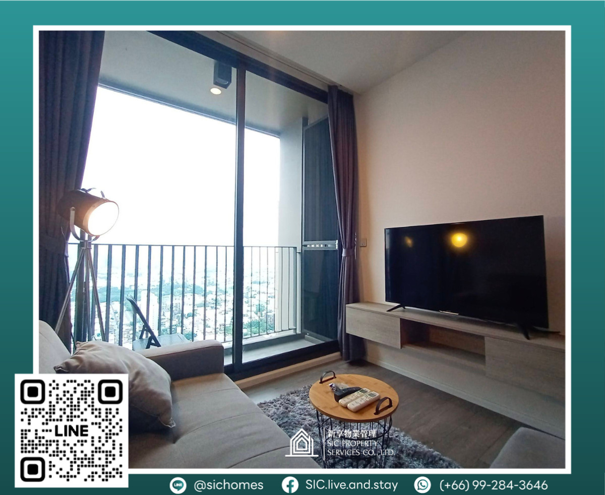 For RentCondoOnnut, Udomsuk : For rent ✨Whizdom Essence Sukhumvit 101 ✨ 1 bedroom, size 34.4 sq m 😍 near BTS Punnawithi 🚅
