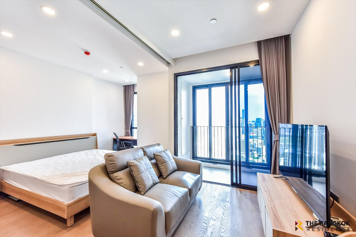 ให้เช่าคอนโดสยาม จุฬา สามย่าน : 🔥เช่าด่วน🔥แอชตัน จุฬา-สีลม 34Sqm. 💰 Rent: 25,000 THB/Month ใกล้ MRT สามย่าน, สยาม และม.จุฬาฯ เฟอร์นิเจอร์ครบ