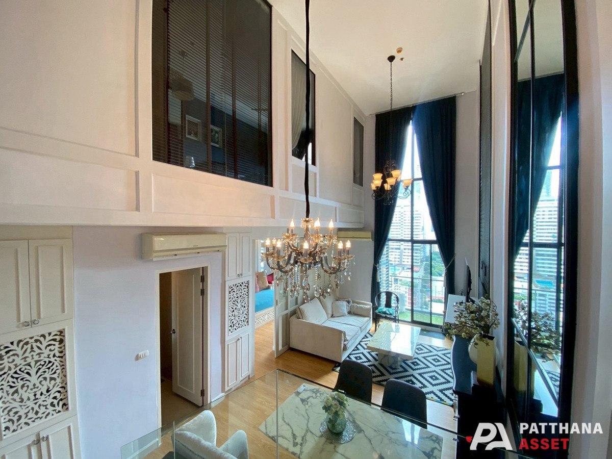 ให้เช่าคอนโดพระราม 9 เพชรบุรีตัดใหม่ RCA : ให่เช่า วิลล่า อโศก 2 ห้องนอน 2 ชั้น สวยอลัง  ใกล้รถไฟฟ้า MRT