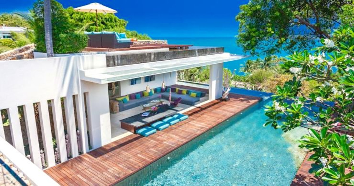 For SaleKoh Samui, Surat Thani : Luxury Villa on Choeng Mon Bay ,Please Contect: 0828944624