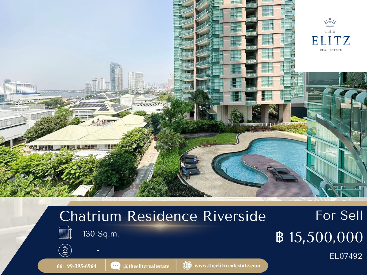 ขายคอนโดสาทร นราธิวาส : ✨ Chatrium Residence Riverside คอนโดคุณภาพ พร้อมบริการระดับโรงแรม ห้องตกแต่งสวย เฟอร์ครบ พร้อมอยู่ 💕