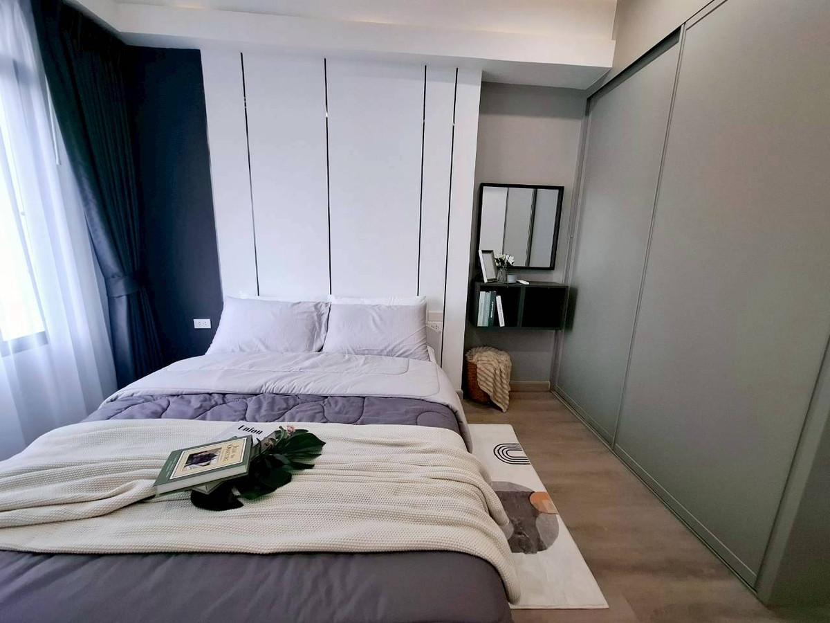 For SaleCondoPattanakan, Srinakarin : sell !! St. Charm Condominium, spacious room, beautifully decorated, ready to move in. Near the skytrain station