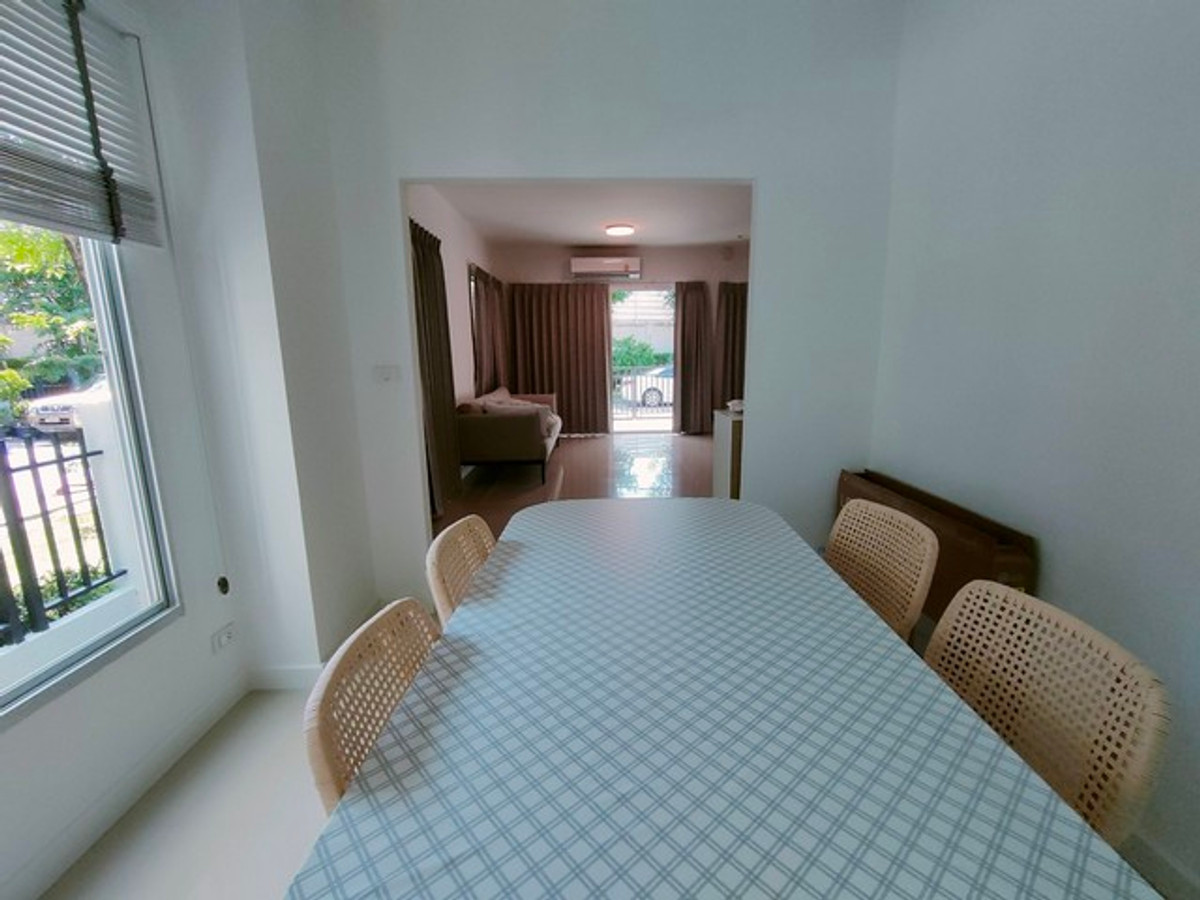 TownhomeRama 2, Bang Khun Thian : For sale and rent, 3-story townhome, Vista Park Rama 2, corner house, addition with furniture.