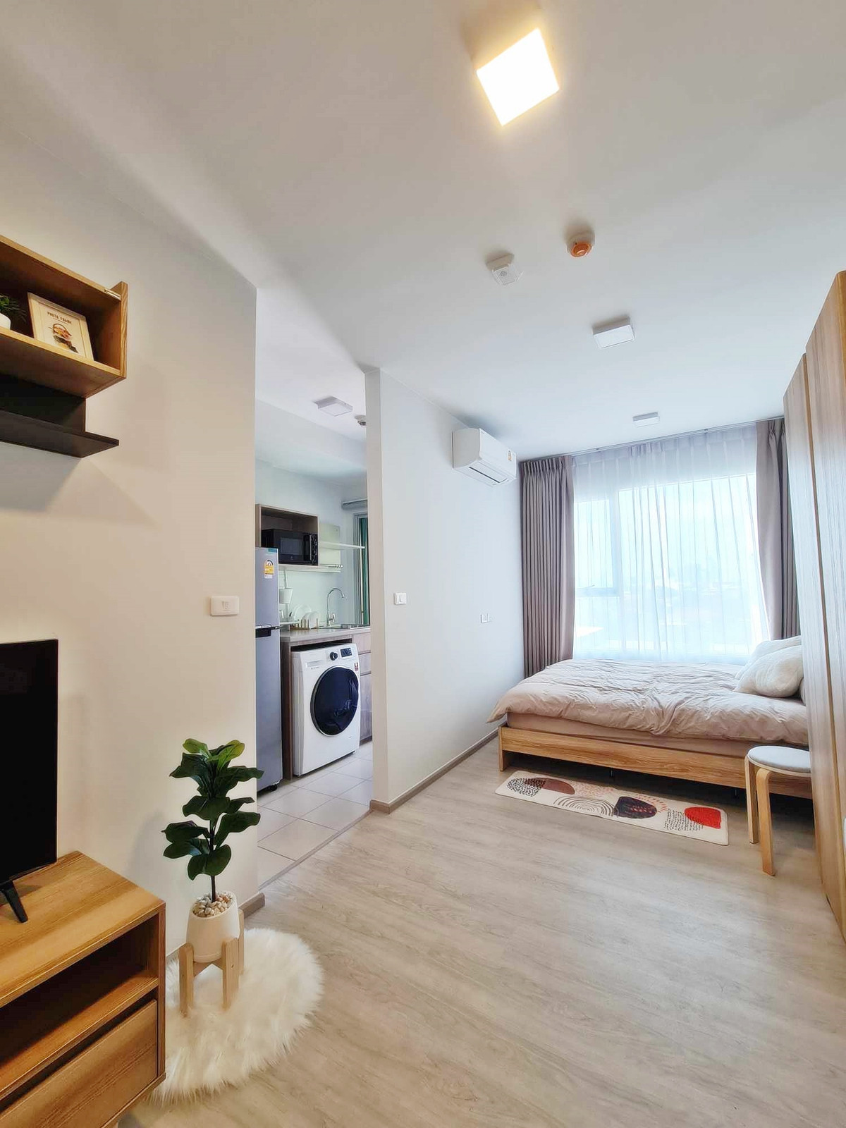 ขายคอนโดอ่อนนุช อุดมสุข : ขาย Plum condo Sukhumvit 62 ( พลัมคอนโด สุขุมวิท 62 ) แต่งสวย เฟอร์ครบ