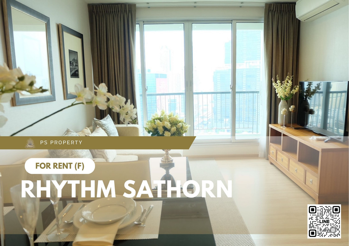 For RentCondoSathorn, Narathiwat : For rent 🔥 Rhythm Sathorn 🔥 Fully furnished and equipped, near St. Louis Hospital