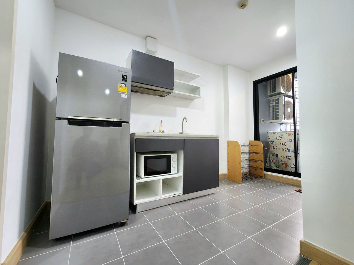 For RentCondoBangna, Bearing, Lasalle : **Room available. **Newly renovated room More attractive to live in. Kitchen zone, change the counter and electric stove. For rent, The Niche Mono Bangna, ready to live in!!