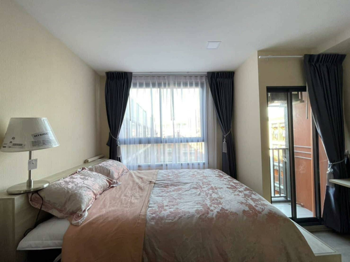 ให้เช่าคอนโดบางนา แบริ่ง ลาซาล : 🔥🔥 ให้เช่า The Muve Bangna – บางนา  📐 25 ตร.ม. | 1 ห้องนอน 1 ห้องน้ำ | ชั้น 8 วิวสระ