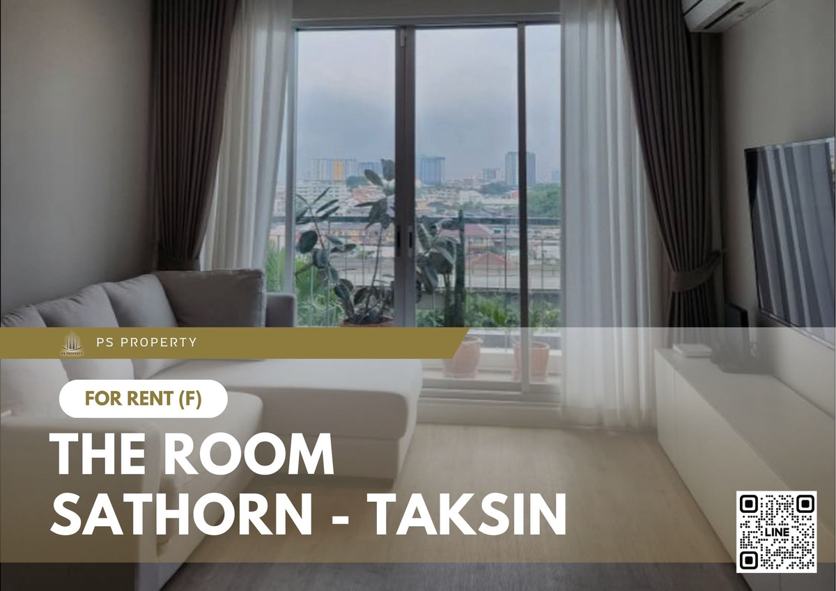 For RentCondoThaphra, Talat Phlu, Wutthakat : For rent ✨ The Room Sathorn - Taksin ✨ 2 bedrooms, 2 bathrooms, fully furnished and equipped, near BTS Saphan Taksin