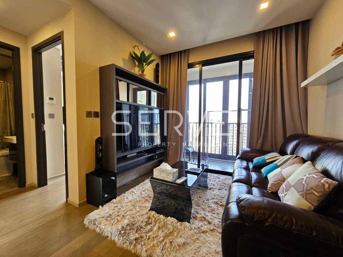 ให้เช่าคอนโดสุขุมวิท อโศก ทองหล่อ : 🔥55K🔥 - 2 นอน 1 น้ำ มีอ่าง 47 ตร.ม. ชั้นสูง ทำเลดี ใจกลางอโศก ติด MRT สุขุมวิท 20 ม. และ BTS อโศก 230 ม. ที่คอนโด Ashton Asoke / ให้เช่าคอนโด