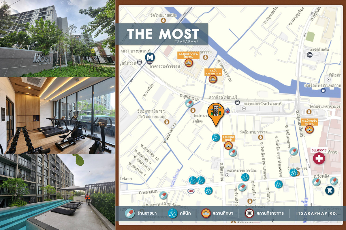 ให้เช่าคอนโดวงเวียนใหญ่ เจริญนคร : **ห้องว่างครับผม พร้อมอยู่แล้ว สไตล์มินิมอล วิวโล่งสวยมาก ทิศตะวันออกแดดเช้า** ให้เช่า The Most อิสรภาพ ห้องบนสุดส่วนตัวที่สุด ร้อนไม่มากSN517.4.184