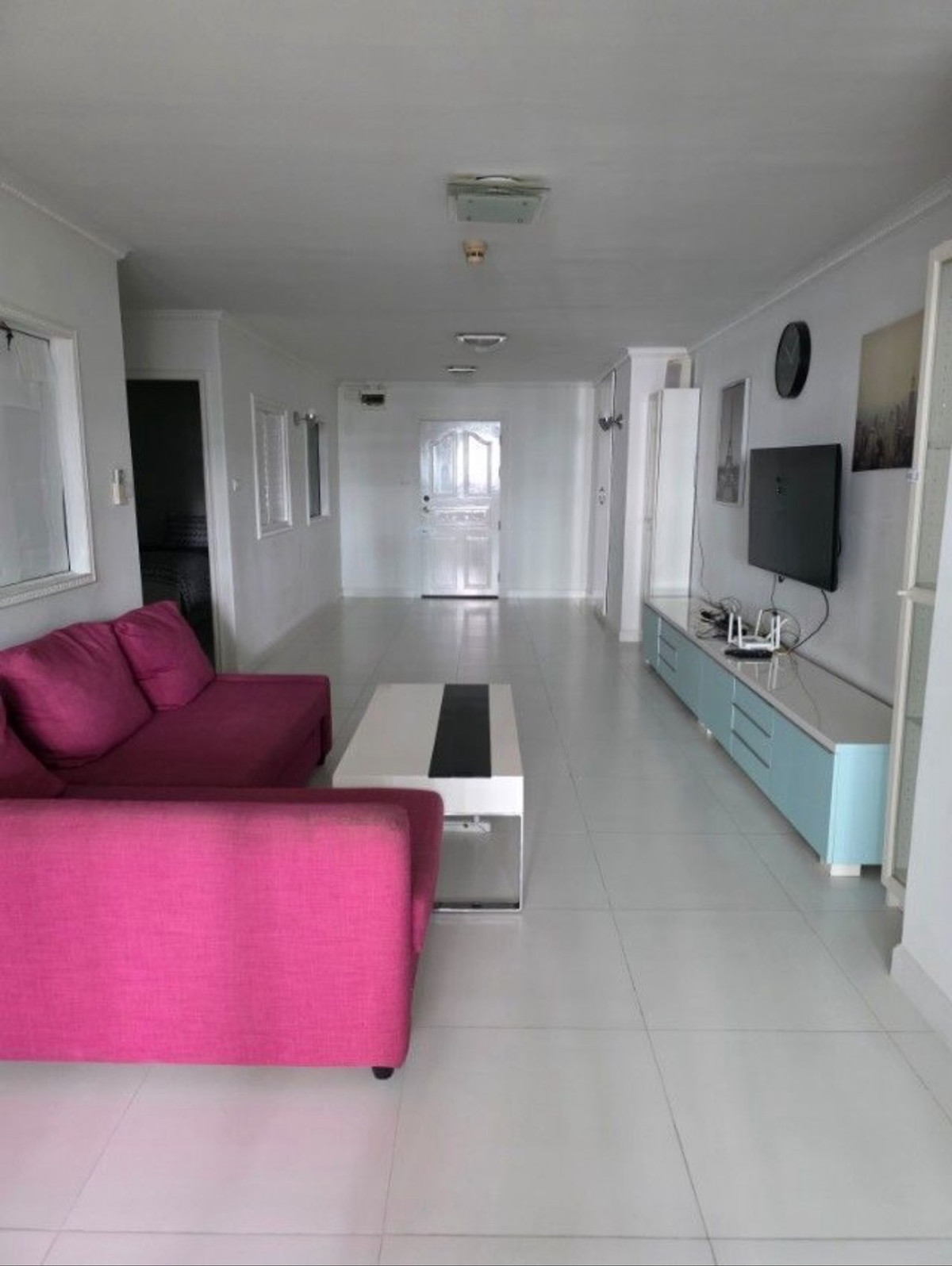 For RentCondoRama9, Petchburi, RCA : For rent: Phet Kao Tower, newly decorated.