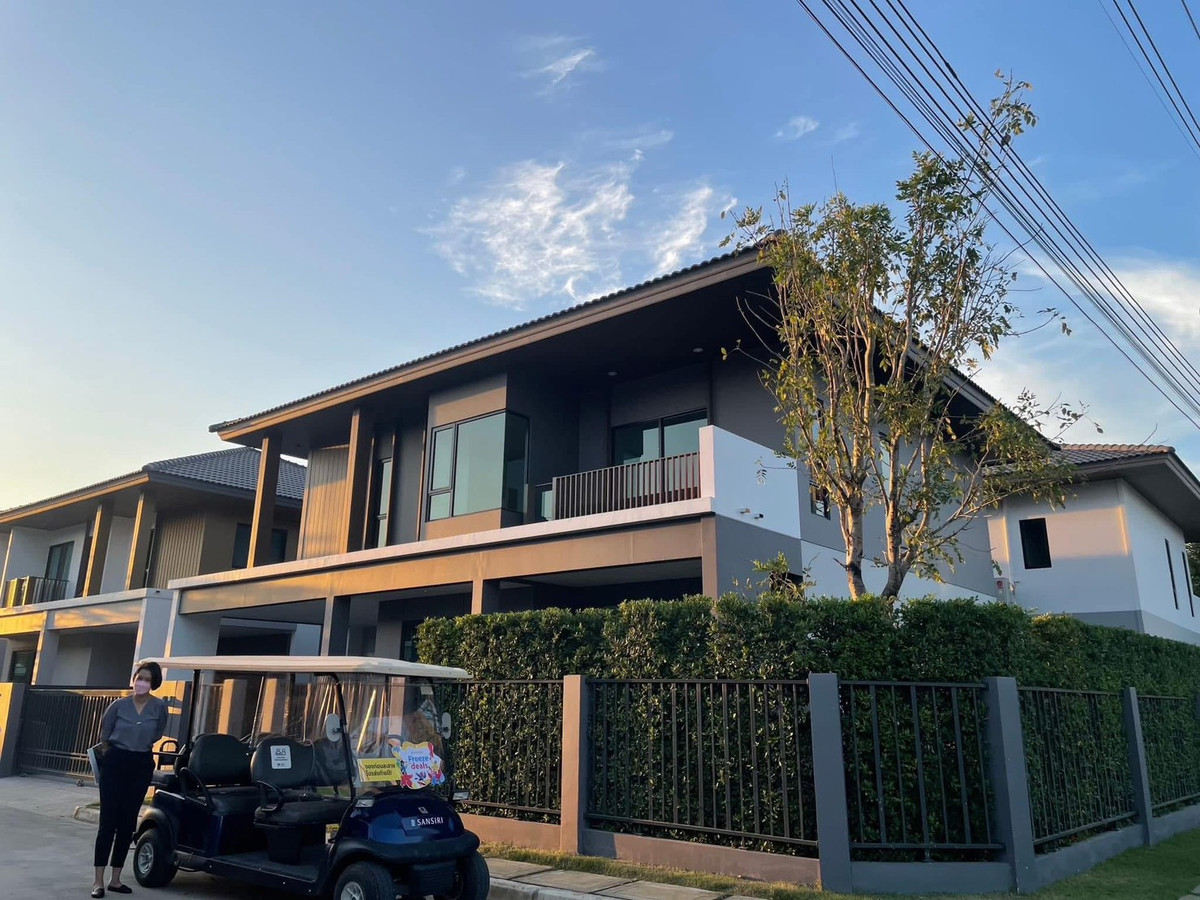 ให้เช่าบ้านปทุมธานี รังสิต ธรรมศาสตร์ : ME2500190 ให้เช่าบ้านใหม่สภาพดี หมู่บ้านสราญ​สิริ​ รังสิต เฟอร์ครบพร้อมเข้าอยู่