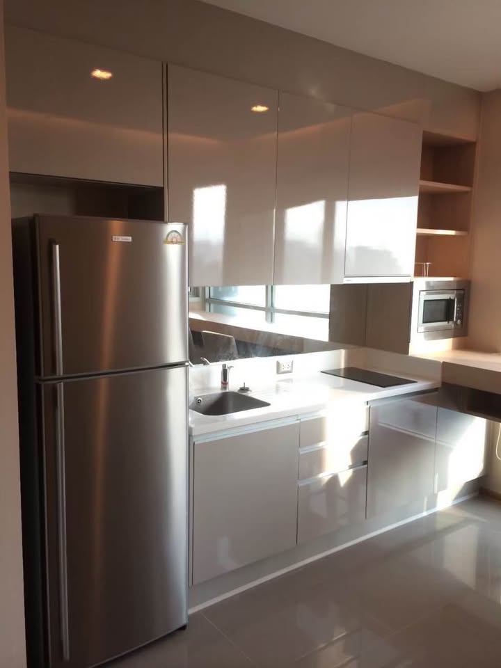 For RentCondoRama9, Petchburi, RCA : 🔥For urgent rent🔥The Address Asoke, beautiful view, fully furnished, ready to move in, next to MRT Phetchaburi