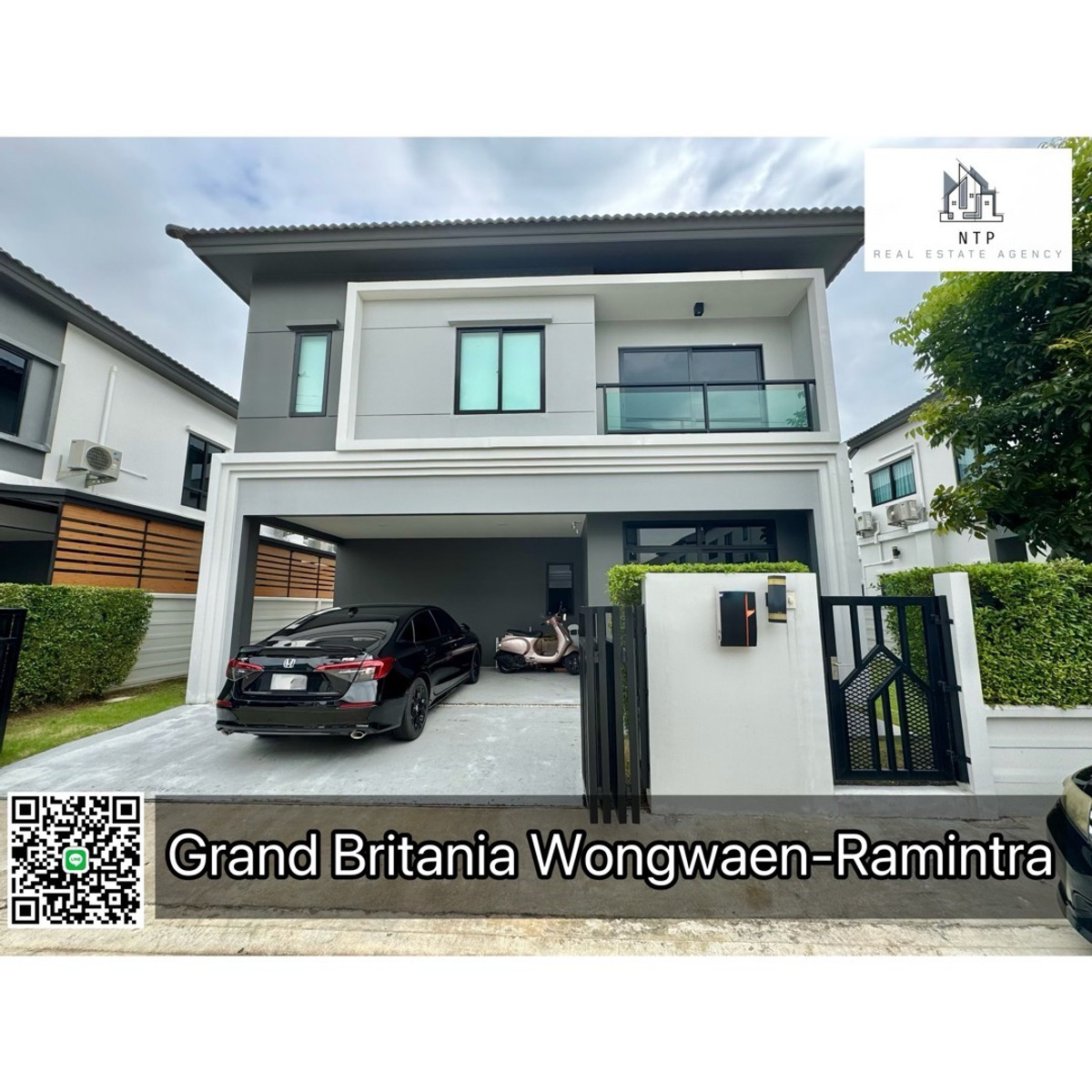 ให้เช่าบ้านนวมินทร์ รามอินทรา : 🚨🏰ให้เช่า บ้านเดี่ยวหรูบิ้วอินสวย เฟอร์นิเจอร์ครบครัน ติดทางด่วนเดินทางสะดวกสบาย | ใกล้ห้างสรรพสินค้าแฟชั่นไอซ์แลนด์ 📍หมู่บ้าน Grand Britania Wongwaen Ramintra