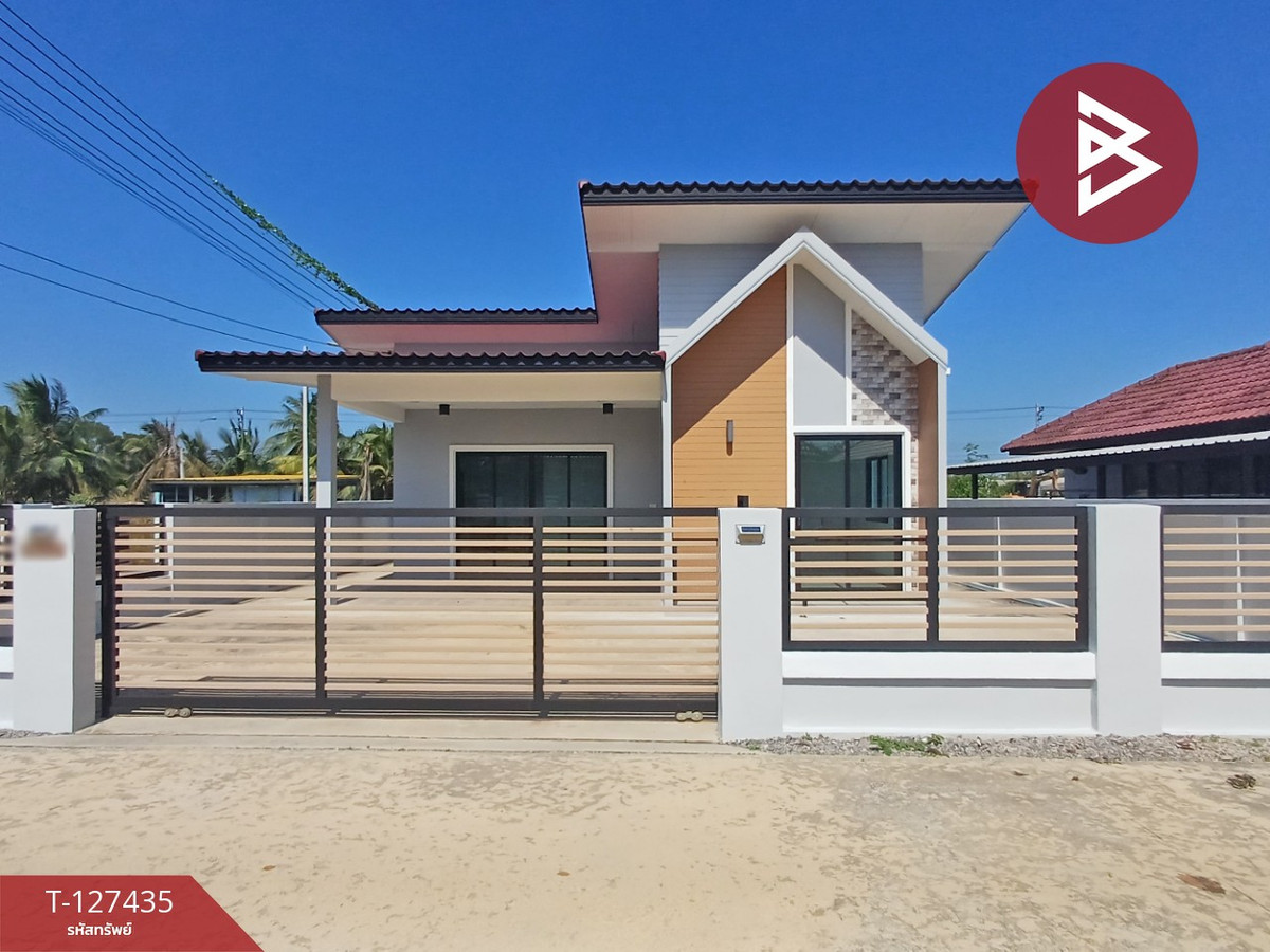 ขายบ้านสมุทรสงคราม : ขายบ้านเดี่ยวชั้นเดียว เนื้อที่ 60.5 ตร.วา ลาดใหญ่ สมุทรสงคราม ทำเลดี