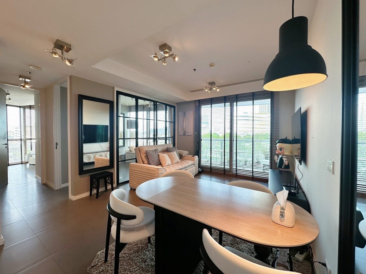 ให้เช่าคอนโดวงเวียนใหญ่ เจริญนคร : ▲ The River Condominium – Charoen Nakhon ▲ 79 sq.m | 2 Bedrooms | 2 Bathrooms | 7th Floor | North Facing