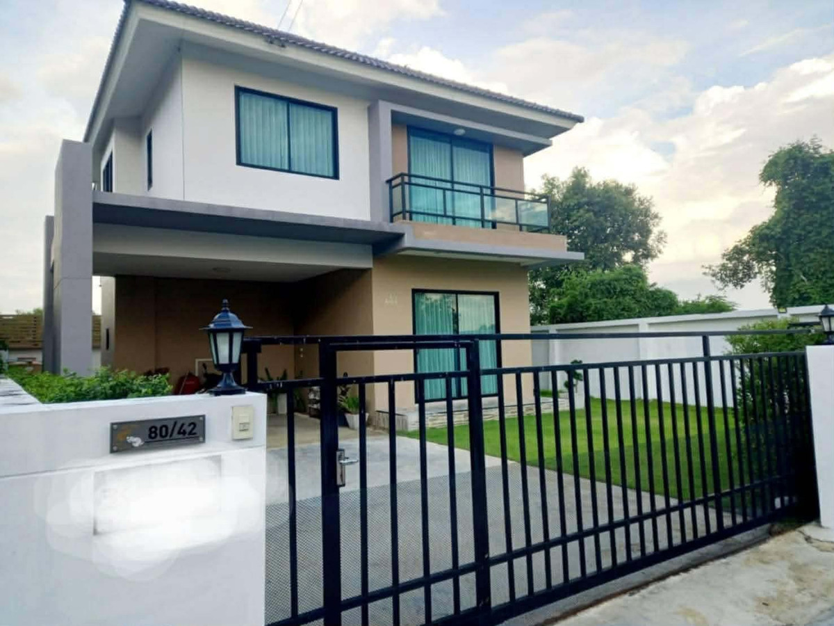 ให้เช่าบ้านปทุมธานี รังสิต ธรรมศาสตร์ : ME2500203 ให้เช่าบ้านเดี่ยว 2 ชั้น หมู่บ้านอารีรมย์ บางพูด ปทุมธานี