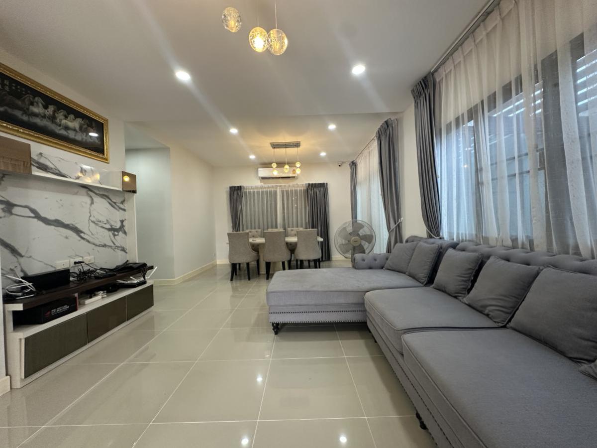 For SaleHousePathum Thani,Rangsit, Thammasat : For Sale House , Thanyaphirom Grand Ville Khlong 7 , corner unit , Lam Phak Kut , Thanyaburi , Pathum Thani , CX-136997