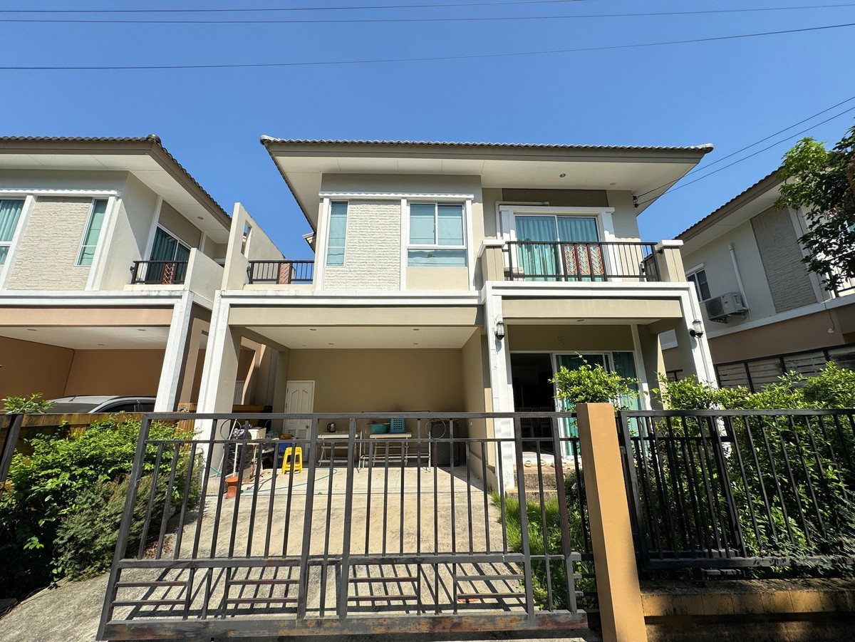 For SaleRama5, Ratchapruek, Bangkruai : 87891 - Semi-detached house for sale, detached house. Passorn Pride Pinklao Wongwaen Village Project