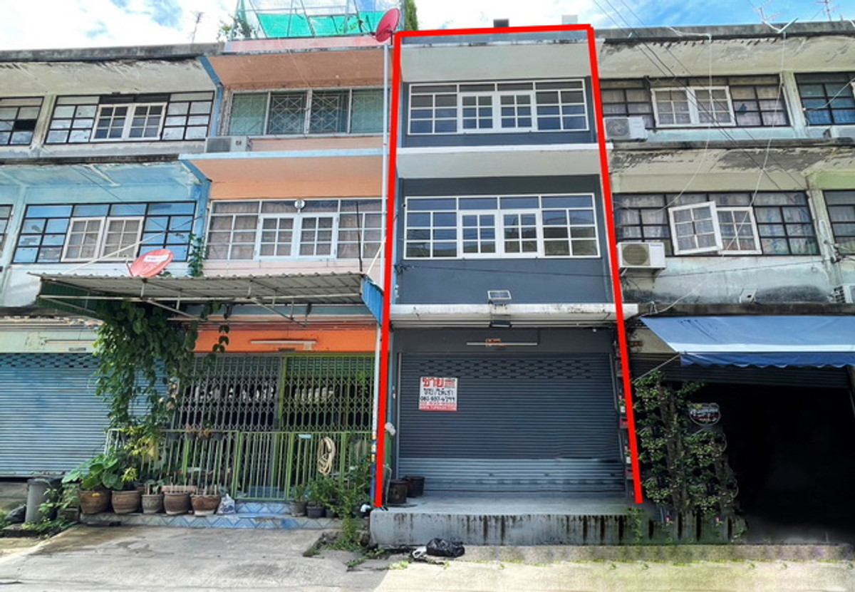 ขายอาคารพาณิชย์บางแค เพชรเกษม : ขายอาคารพาณิชย์ หมู่บ้านสินสมบูรณ์ สาย 4 ซอยเพชรเกษม 114 เนื้อที่ 14.1 ตร.ว. 3.5 ชั้น 2 นอน 2 น้ำ ราคาต่อรองได้