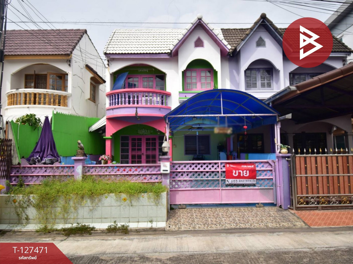 ขายทาวน์โฮมปิ่นเกล้า จรัญสนิทวงศ์ : ขายบ้านแฝด 2 ชั้น ซ.บรมราชชนนี123 เนื้อที่ 35 ตร.วา ตลิ่งชัน กรุงเทพมหานคร