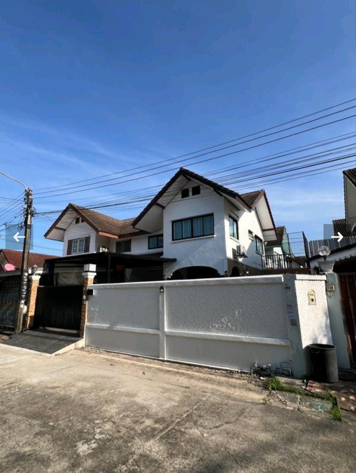 For RentTownhomePathum Thani,Rangsit, Thammasat : TP888 : 🏡 Urgent rent!! Baan Wang Thong River Park, newly renovated, ready to move in.