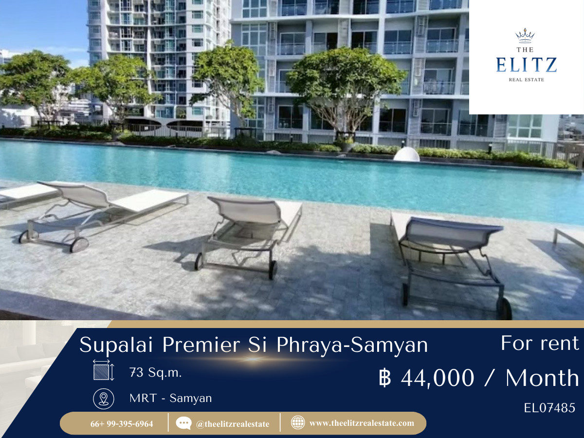 For RentCondoSiam Paragon ,Chulalongkorn,Samyan : ✨ Step into premium life in the heart of the city, Supalai Premier Si Phraya-Samyan. Where every lifestyle meets. Answering the needs of life in the digital age 👌